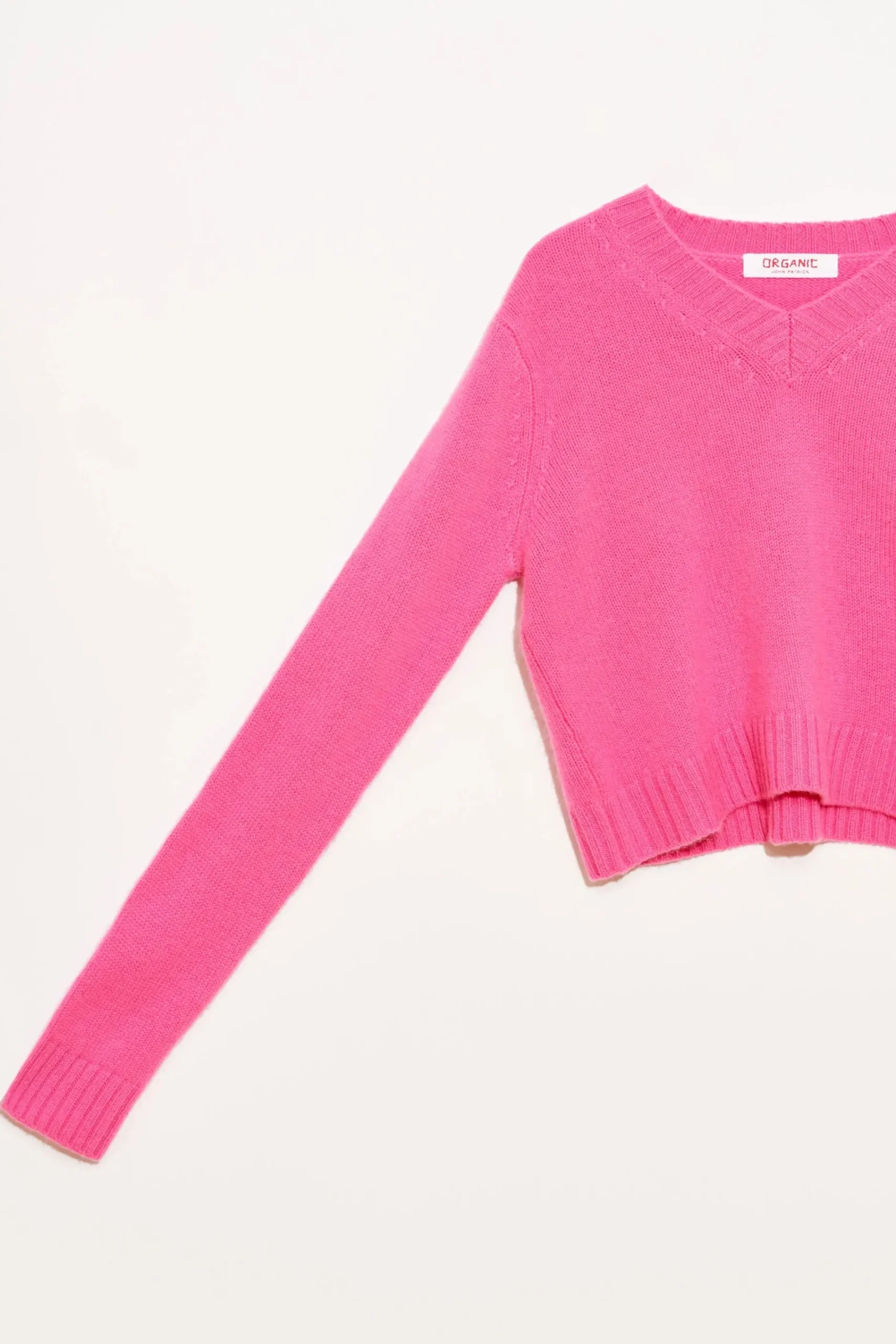 organic_by_john_patrick_c_2-1.webp Sweaters | Organic by John Patrick Crop V Neck Fuschia