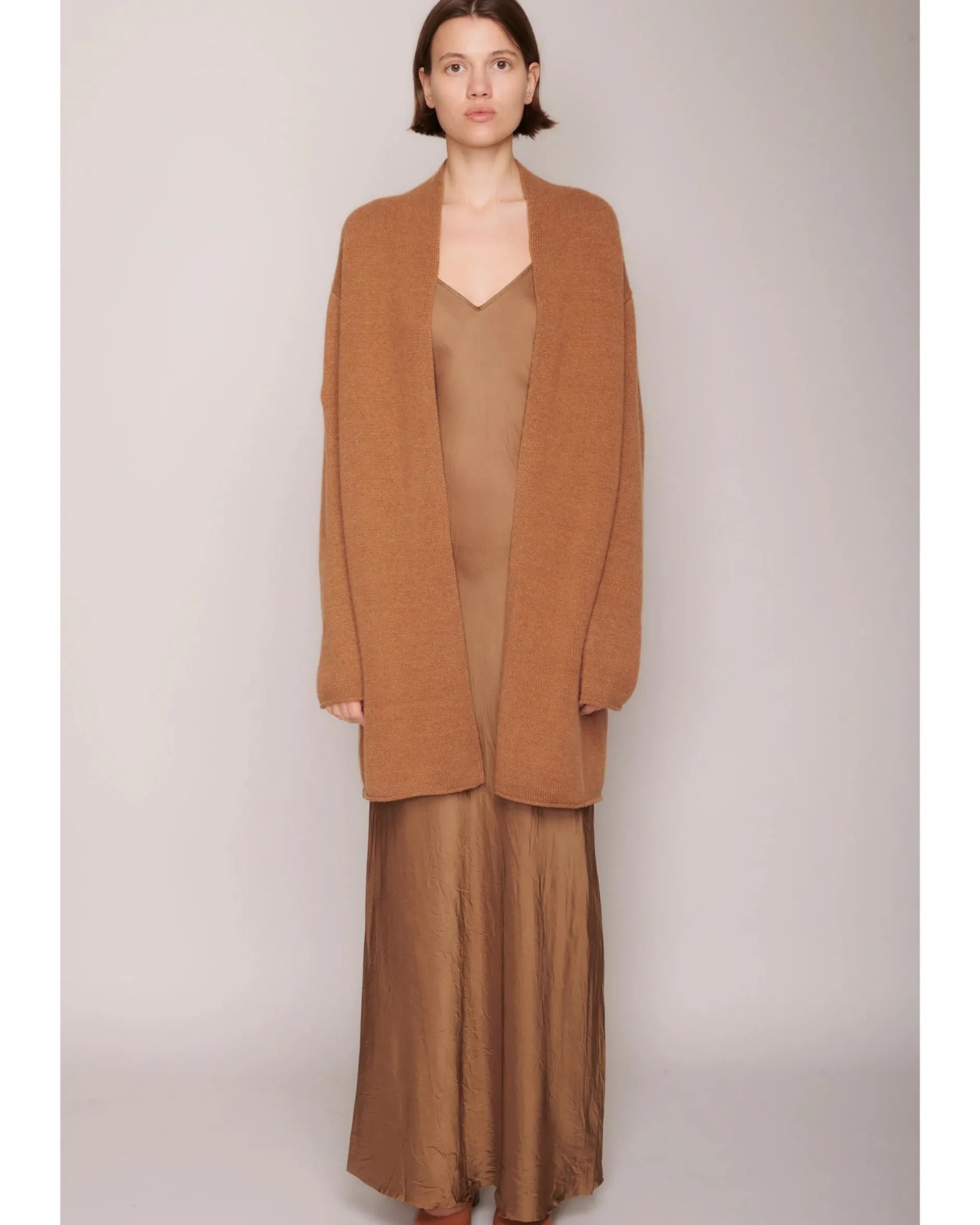 organic_by_john_patrick_s_1.webp Sweaters | Organic by John Patrick Sadie Open Cardigan Vicuna Cashmere
