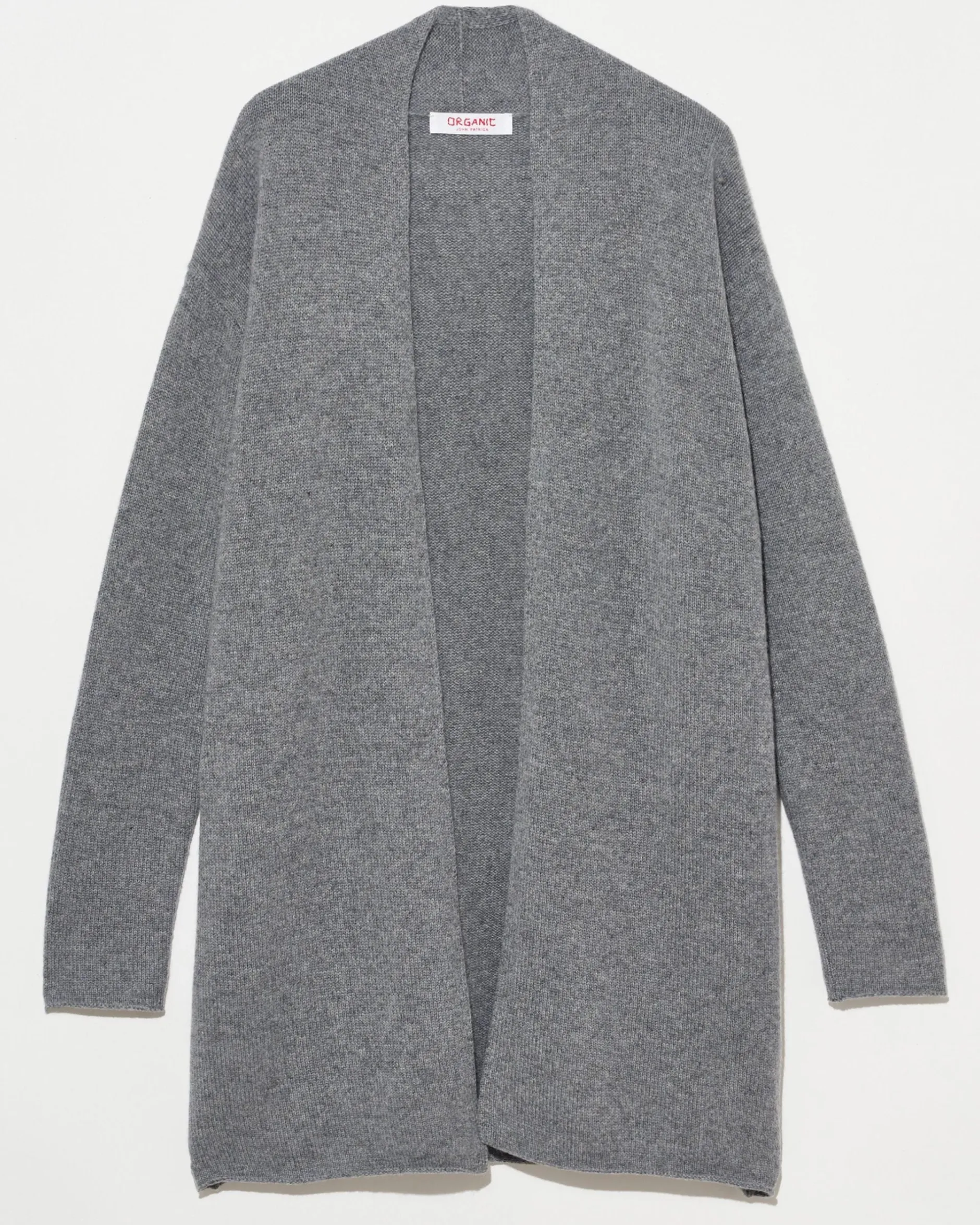 organic_by_john_patrick_s_3-1.webp Sweaters | Organic by John Patrick Sadie Open Cardigan Grey Melange Cashmere