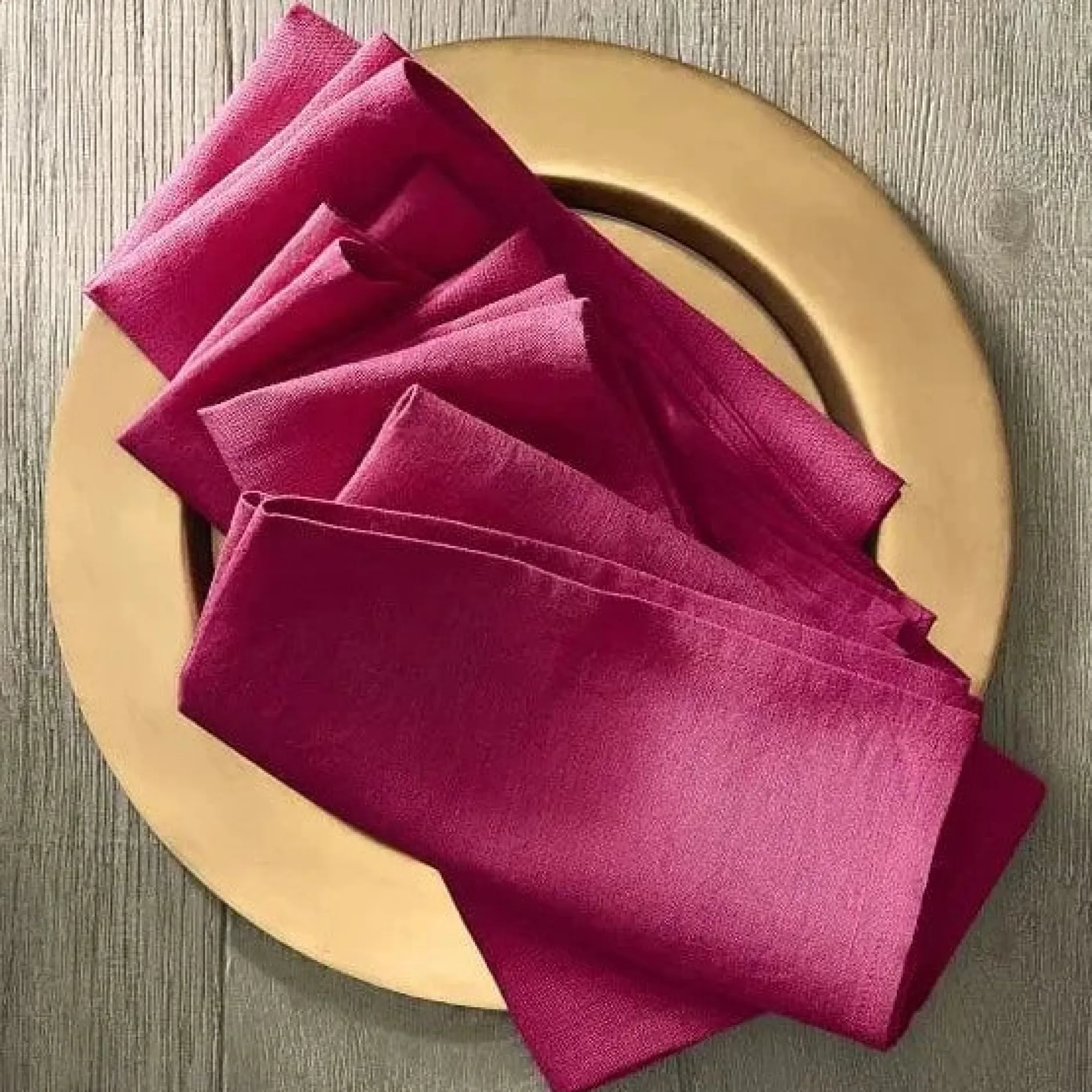 palma_handwoven_fuchsia_n_0.webp Linens | Tabletop | Thistle Hill Palma Handwoven Fuchsia Napkins Set of 4