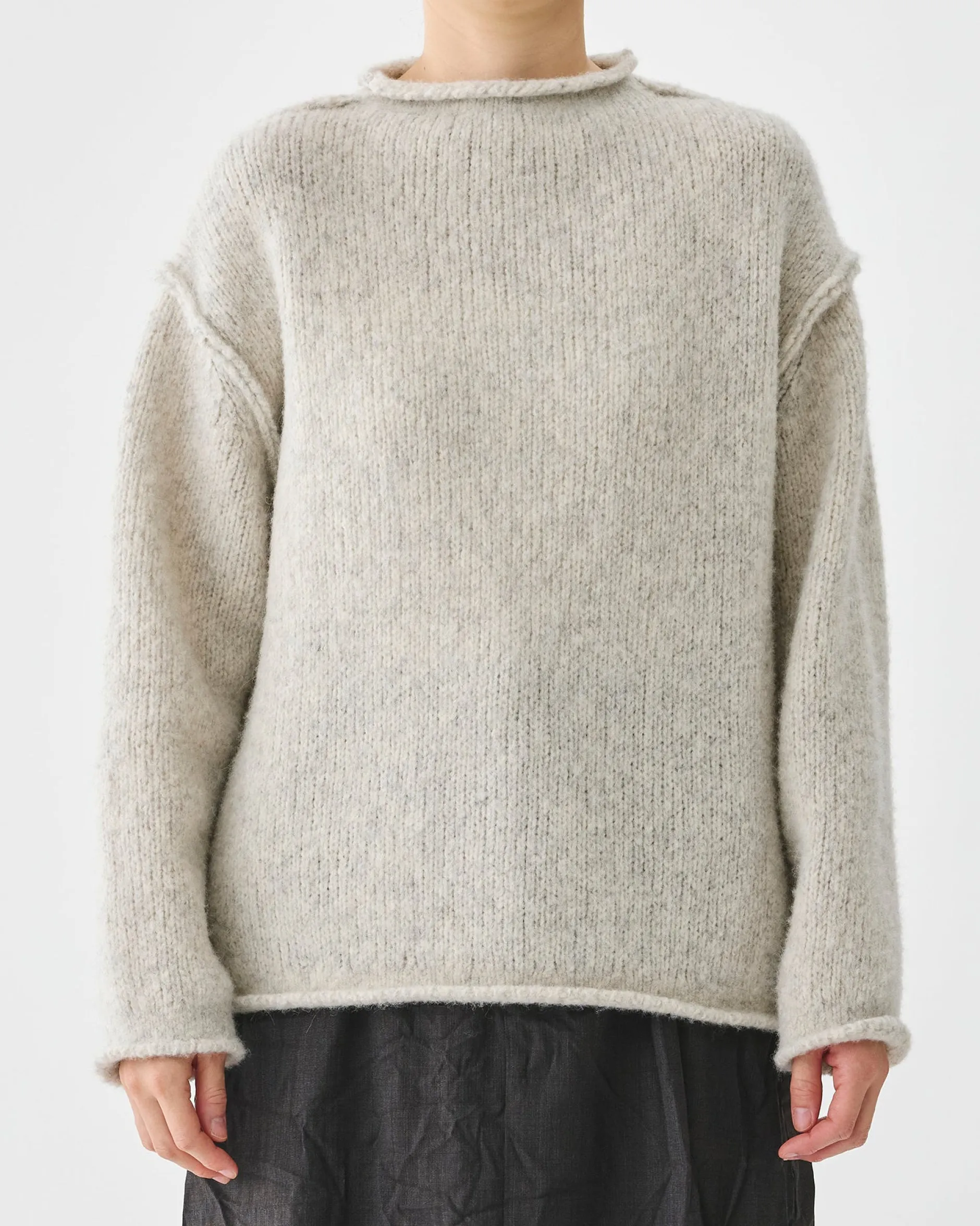 pas_de_calais_baby_alpaca_0-2.webp Sweaters | Pas De Calais Baby Alpaca Knit Pullover Natural