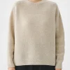 Sweaters | Pas De Calais Cashmere Crew Neck Knit Pullover Natural