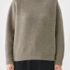 Sweaters | Pas De Calais Cashmere Crew Neck Knit Pullover Greige