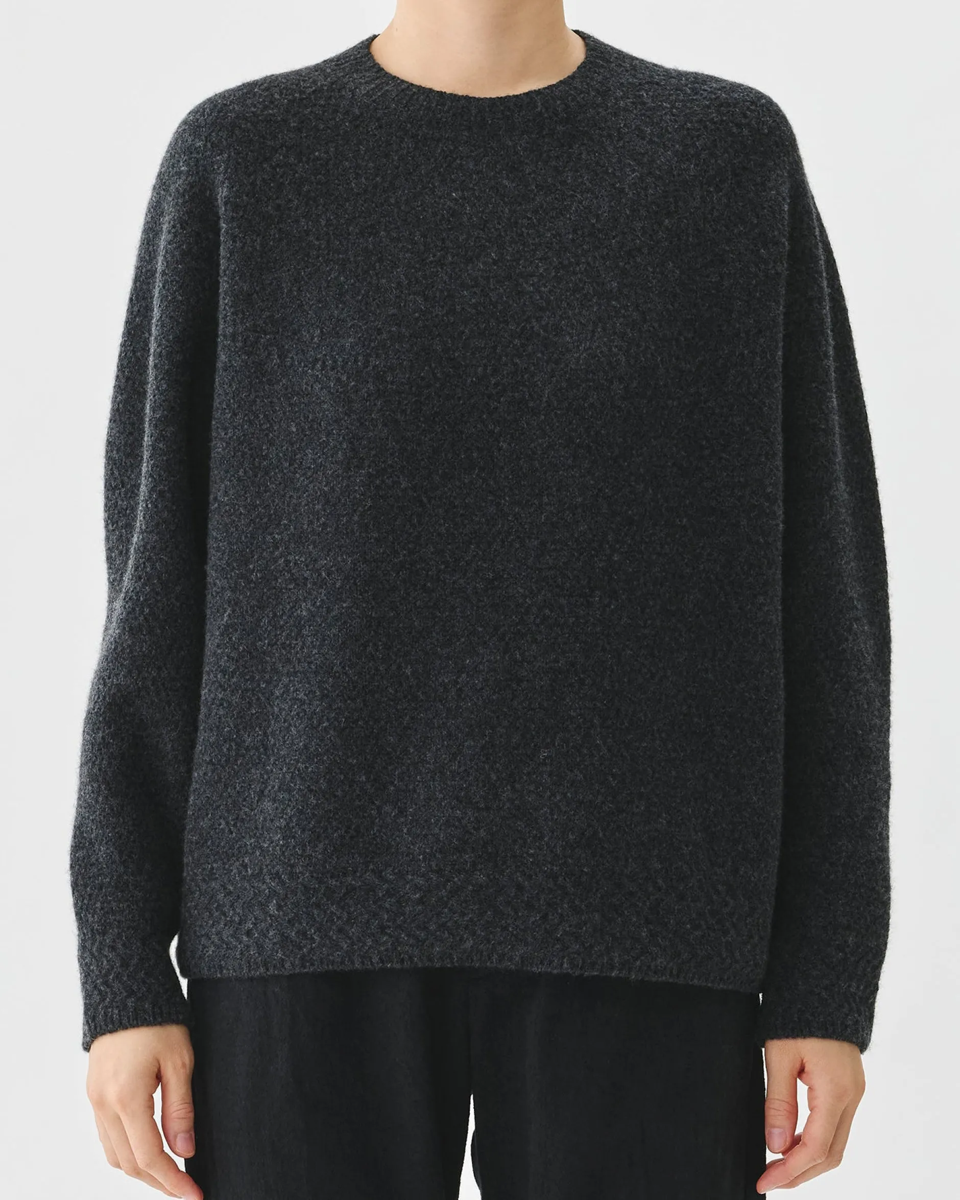pas_de_calais_cashmere_cr_0-2.webp Sweaters | Pas De Calais Cashmere Crew Neck Knit Pullover Charcoal
