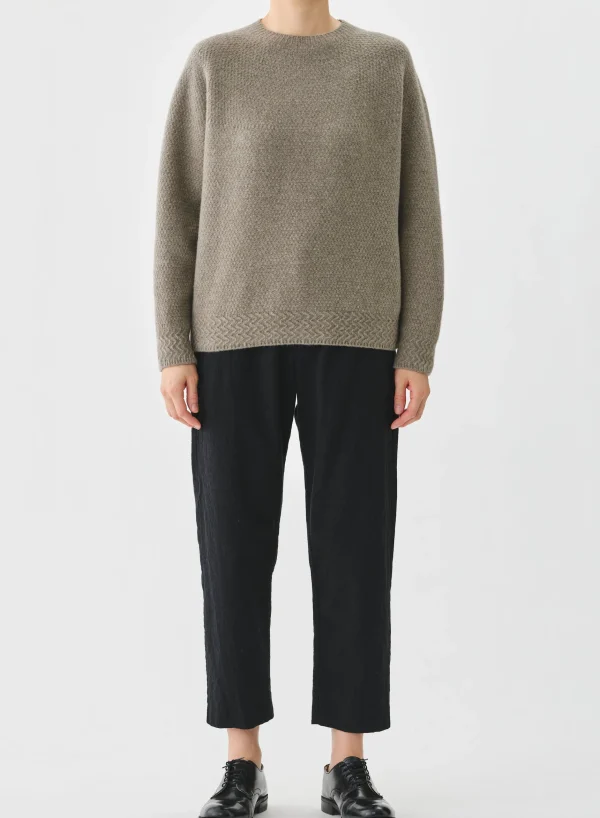 Sweaters | Pas De Calais Cashmere Crew Neck Knit Pullover Greige