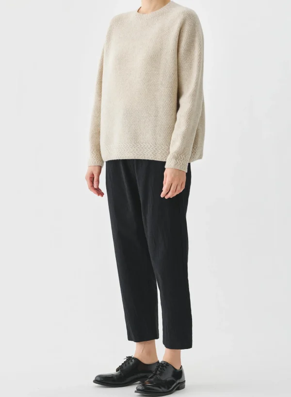 Sweaters | Pas De Calais Cashmere Crew Neck Knit Pullover Natural