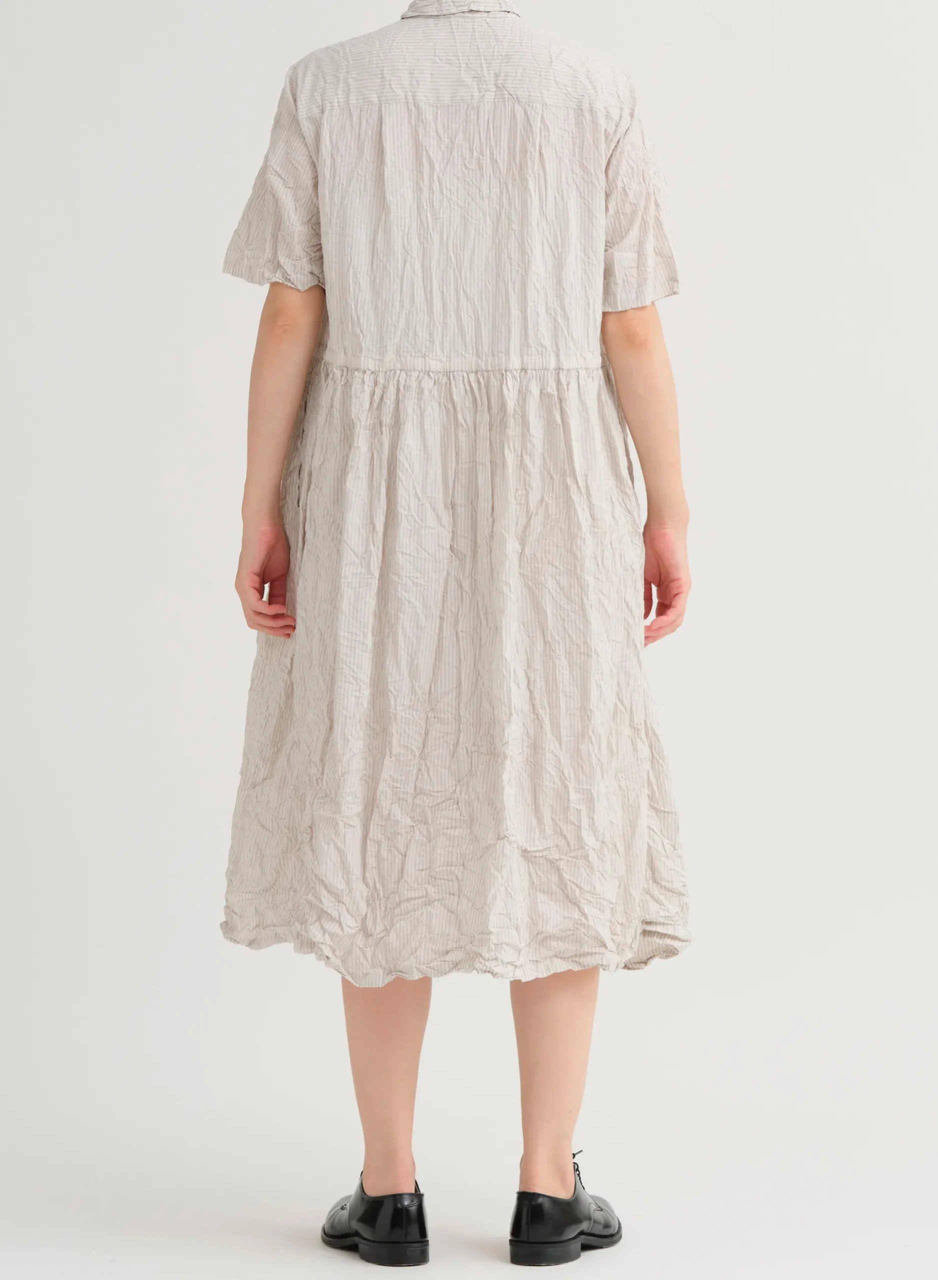 pas_de_calais_cl_stripe_s_3-1.webp Dresses | Pas De Calais CL Stripe Short Sleeve Dress Natural
