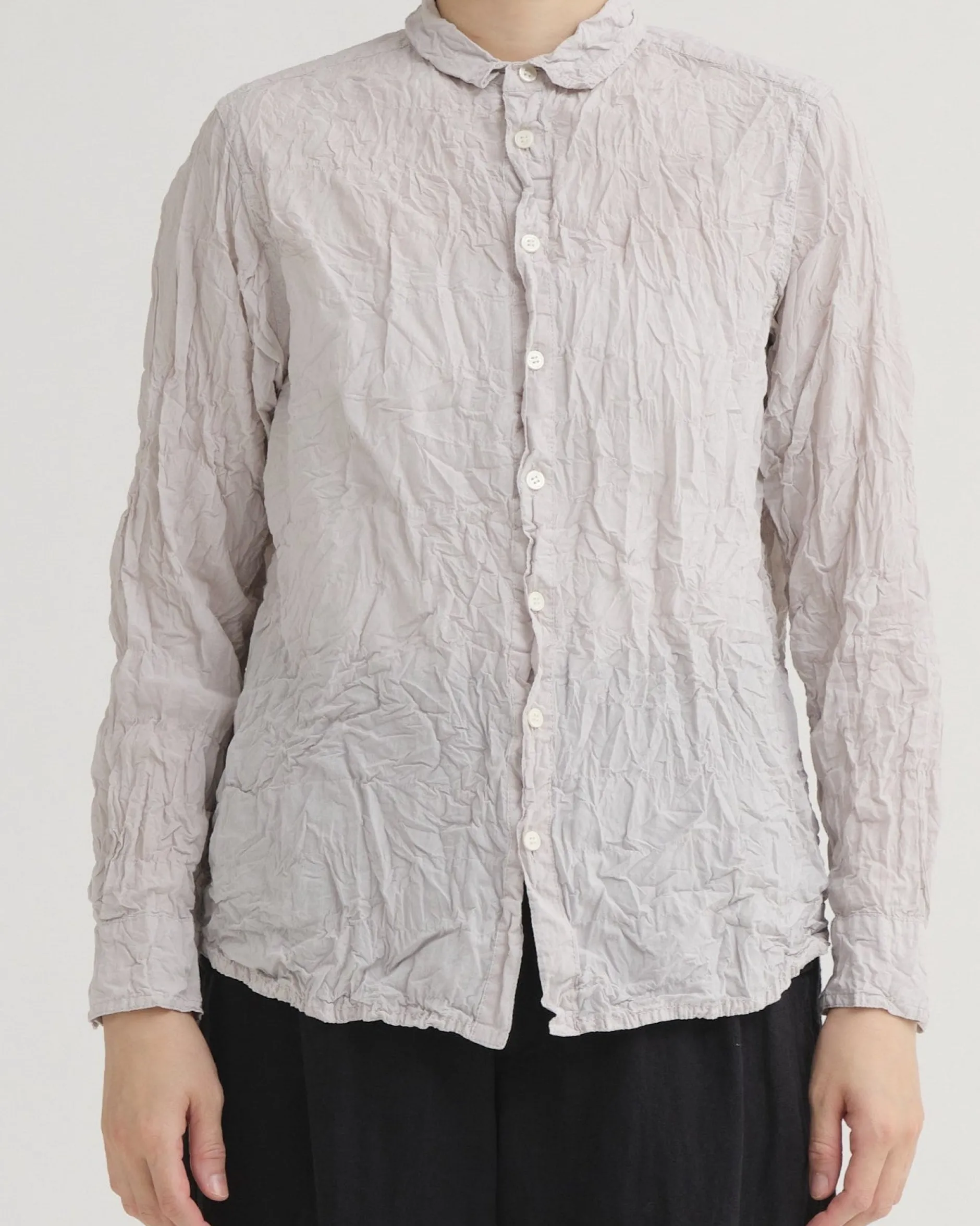 pas_de_calais_classic_cri_0-1.webp Shirts + Tops | Pas De Calais Classic Crinkle Shirt Grey
