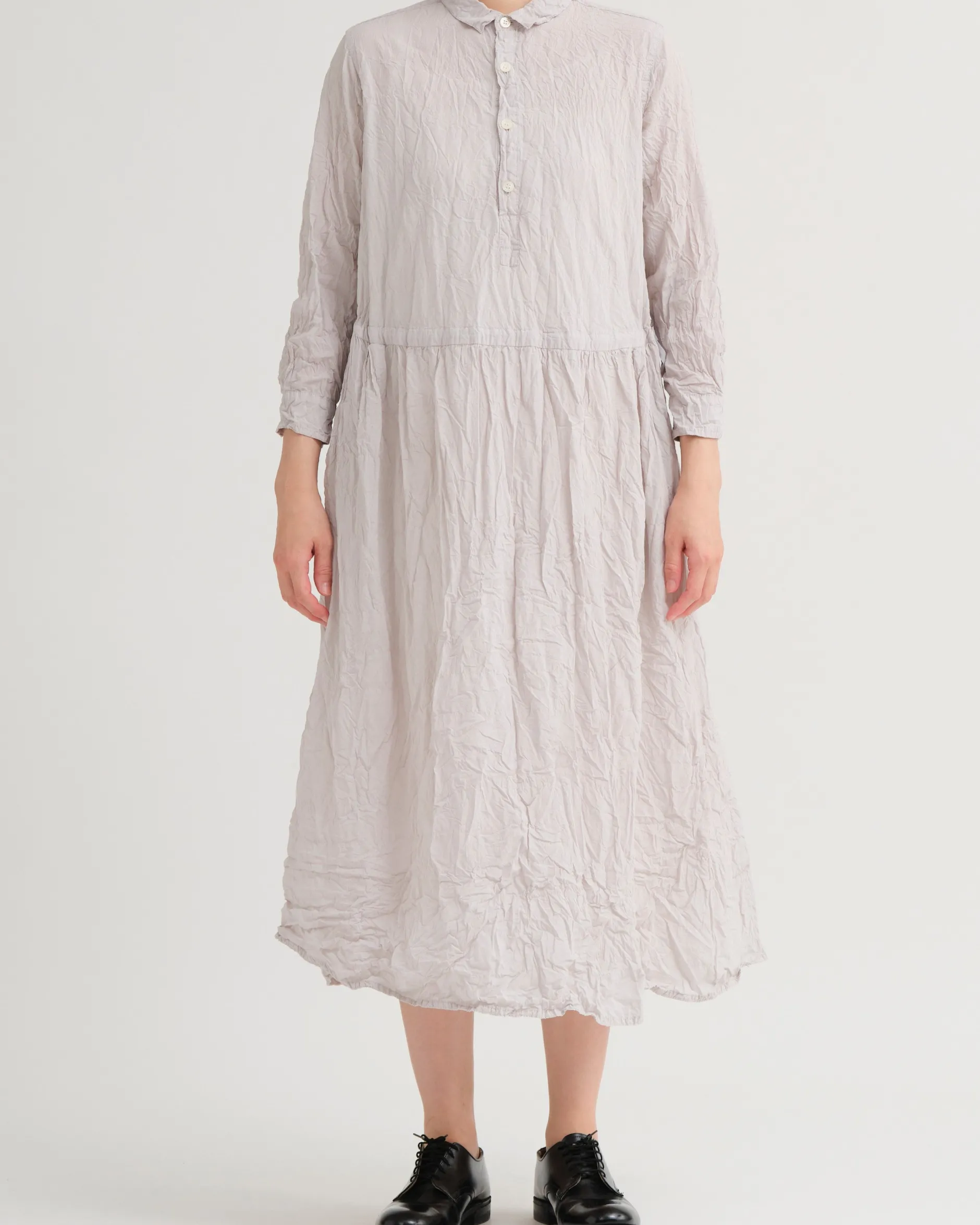 pas_de_calais_classic_cri_0-4.webp Dresses | Pas De Calais Classic Crinkle Dress Grey