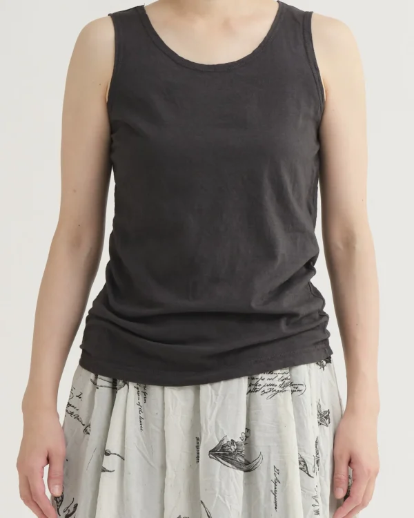 Tanks + Tees | Pas De Calais Classic Jersey Tanktop Charcoal