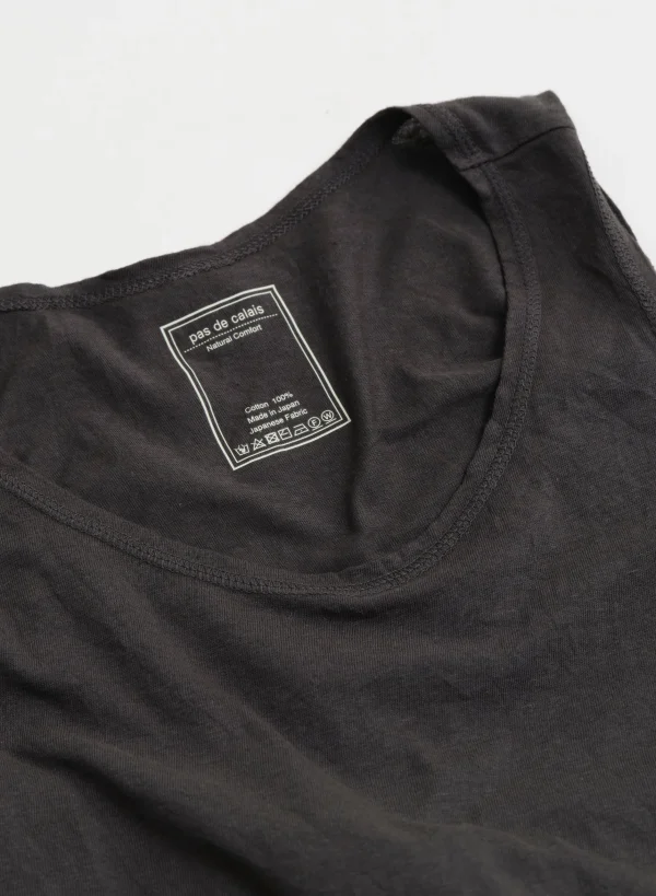 Tanks + Tees | Pas De Calais Classic Jersey Tanktop Charcoal