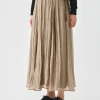Skirts | Pas De Calais Crinkle Long Skirt Beige