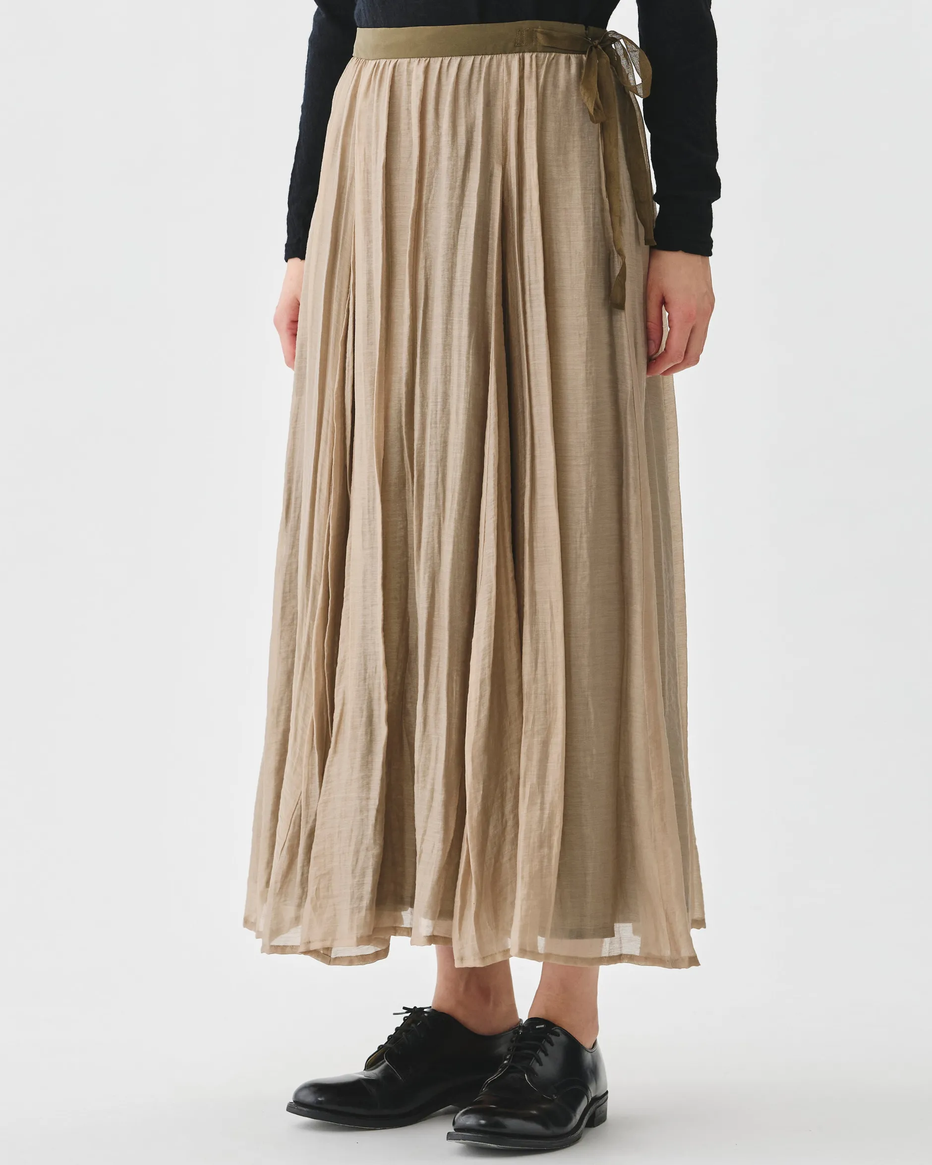 pas_de_calais_crinkle_lon_0.webp Skirts | Pas De Calais Crinkle Long Skirt Beige
