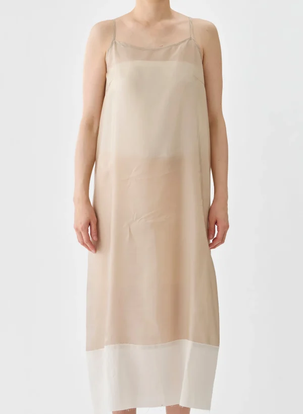 Dresses | Pas De Calais Cupro Slip Under Dress Beige