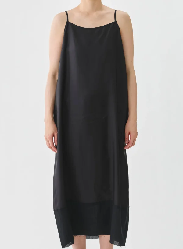 Dresses | Pas De Calais Cupro Slip Under Dress Black