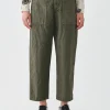 Pants | Pas De Calais High Thread Count Cotton Linen Baker Pants Khaki