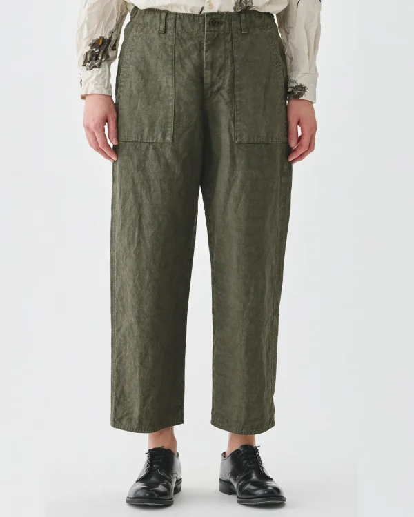 Pants | Pas De Calais High Thread Count Cotton Linen Baker Pants Khaki