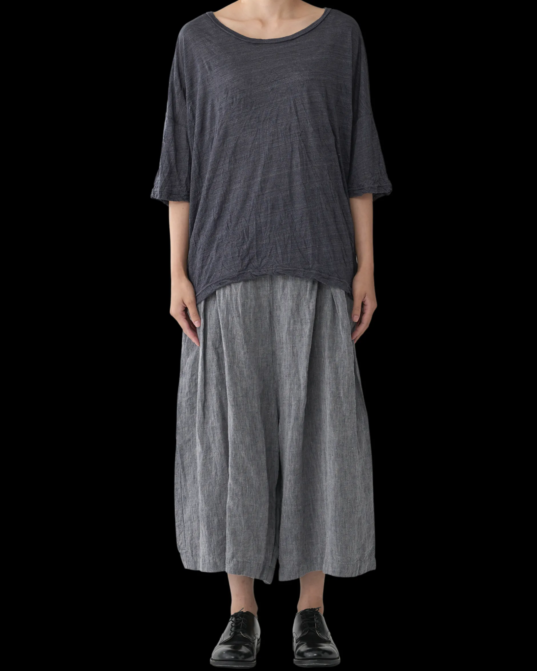 pas_de_calais_normandy_li_1.webp Pants | Pas De Calais Normandy Linen Wide Pants Navy