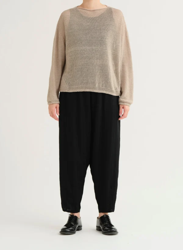 Sweaters | Pas De Calais Normandy Vintage Linen Pullover Natural