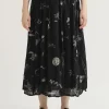 Skirts | Pas De Calais Plant Growth Print Skirt Black