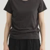 Tanks + Tees | Pas De Calais Recycled Cotton Crew Neck T Shirt Charcoal