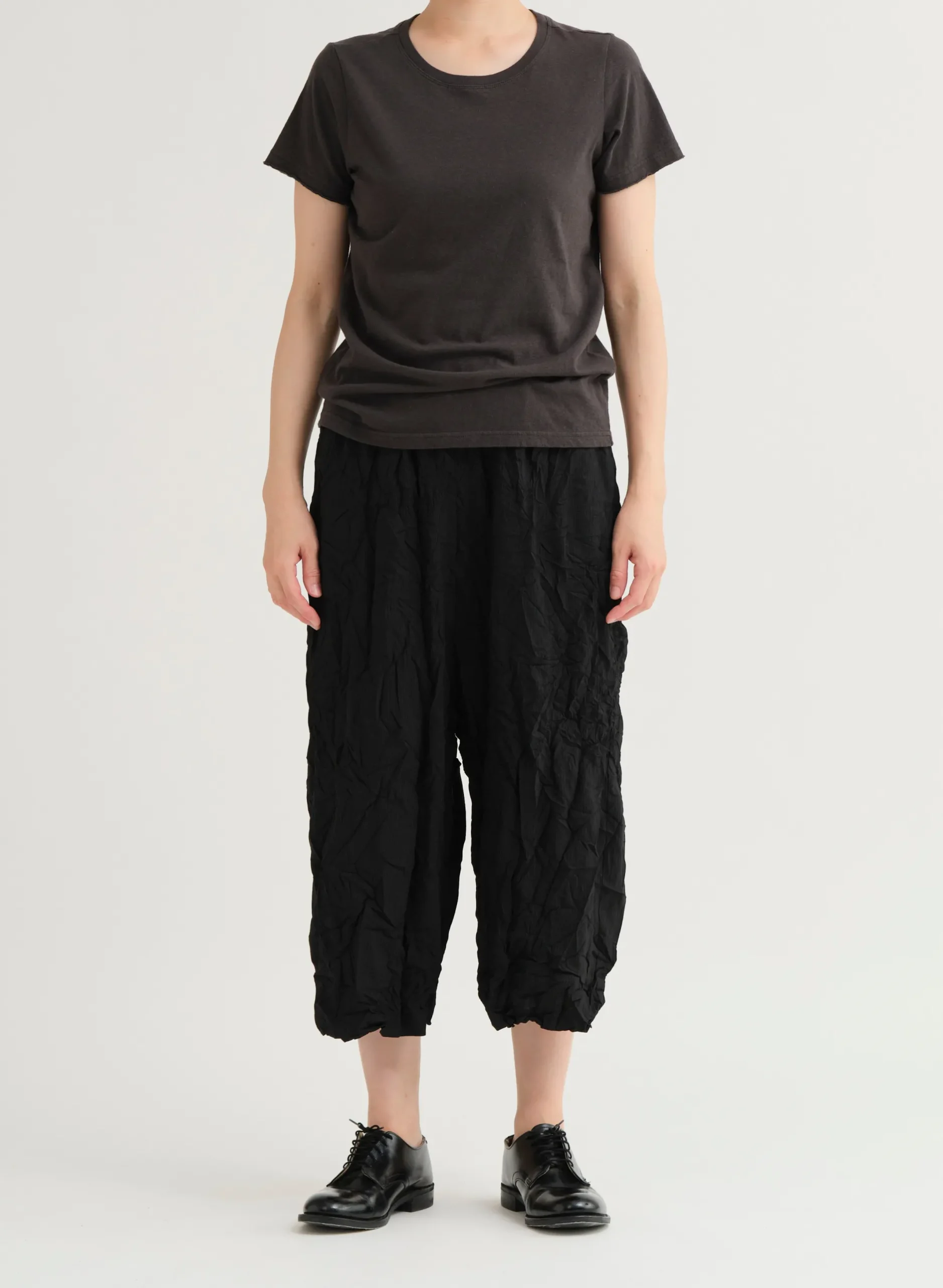 pas_de_calais_recycled_co_1.webp Tanks + Tees | Pas De Calais Recycled Cotton Crew Neck T Shirt Charcoal