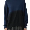 Sweaters | Pas De Calais Round Shibori Pullover Black