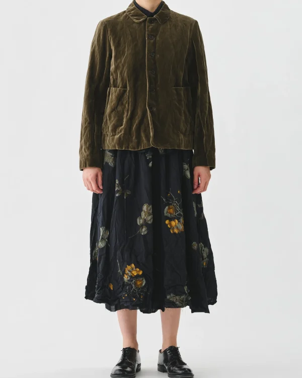 Outerwear | Pas De Calais Stainless Yarn Velvet Jacket Khaki