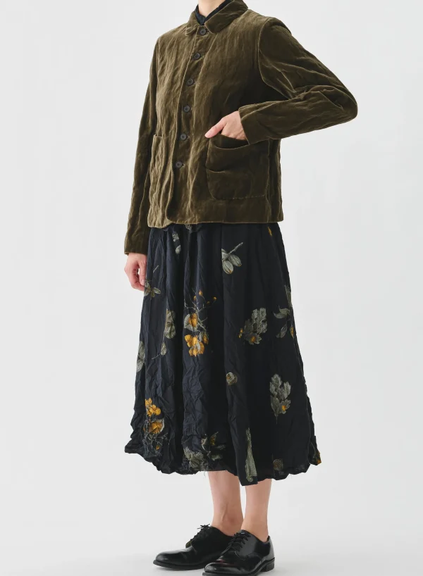 Outerwear | Pas De Calais Stainless Yarn Velvet Jacket Khaki