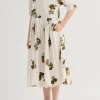 Dresses | Pas De Calais Summer Botanical Print Dress Ivory