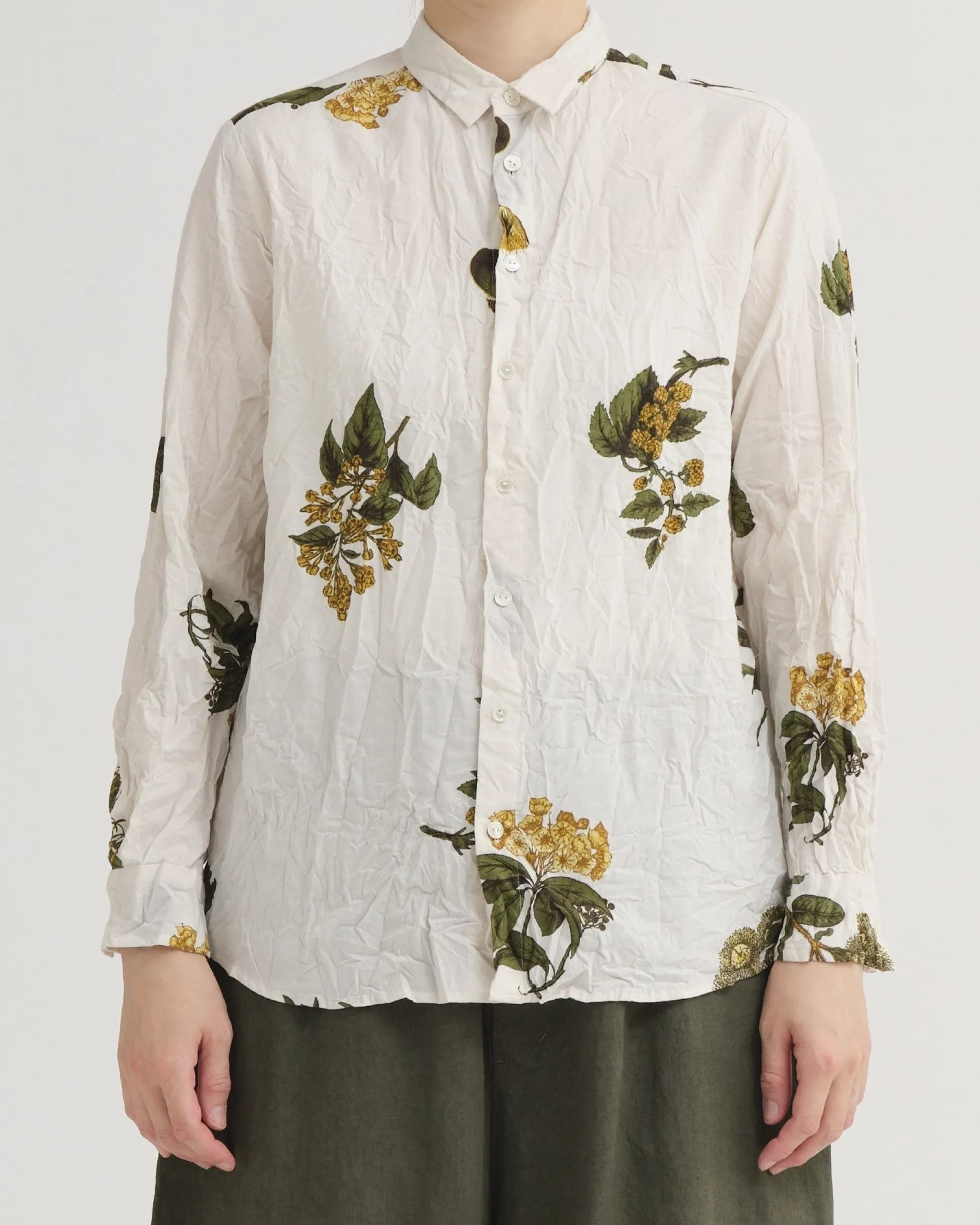 pas_de_calais_summer_bota_0.webp Shirts + Tops | Pas De Calais Summer Botanical Print Blouse Ivory