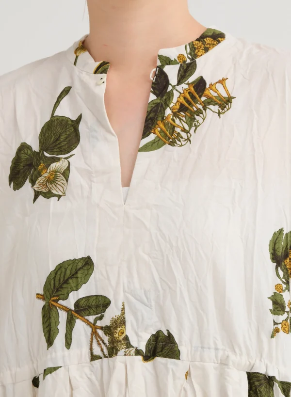 Dresses | Pas De Calais Summer Botanical Print Dress Ivory