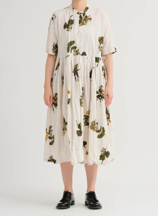 Dresses | Pas De Calais Summer Botanical Print Dress Ivory