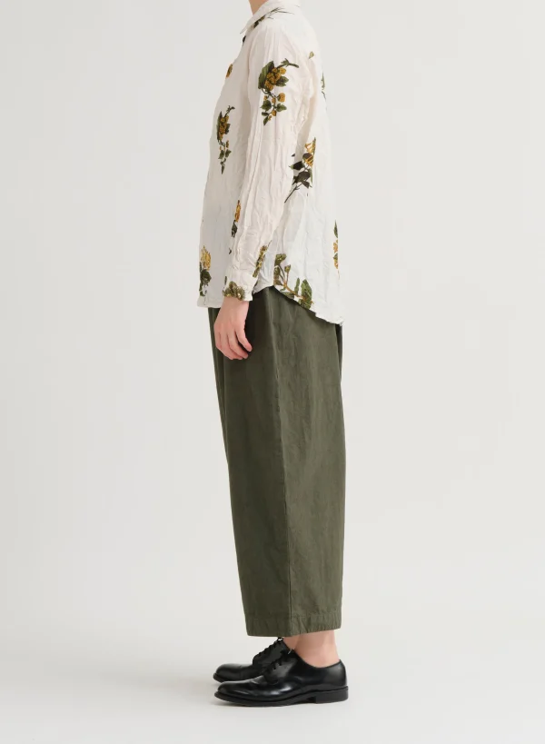 Shirts + Tops | Pas De Calais Summer Botanical Print Blouse Ivory