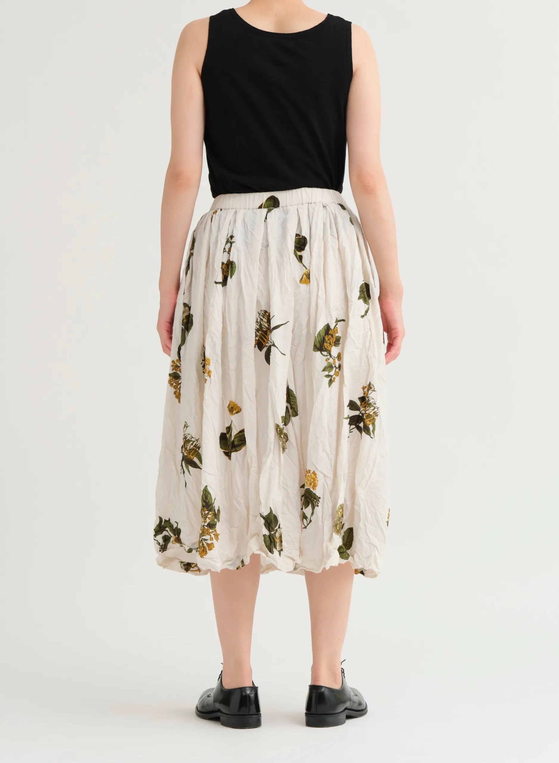 pas_de_calais_summer_bota_4-1.webp Skirts | Pas De Calais Summer Botanical Print Skirt Ivory