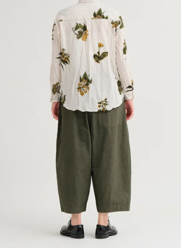Shirts + Tops | Pas De Calais Summer Botanical Print Blouse Ivory