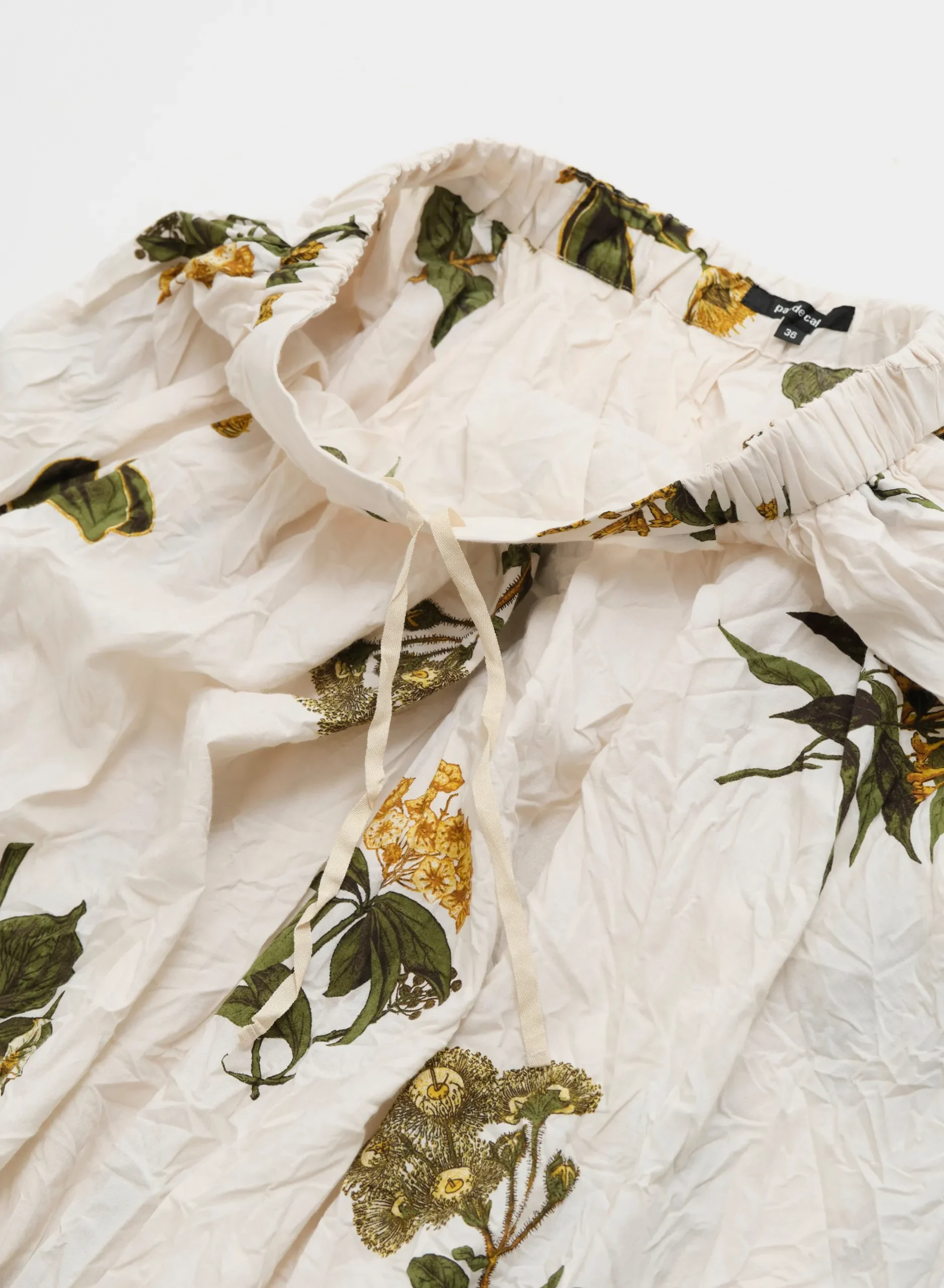 pas_de_calais_summer_bota_5.webp Skirts | Pas De Calais Summer Botanical Print Skirt Ivory