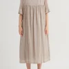 Dresses | Pas De Calais Tencel Ramie Botanical Dye Dress Sand