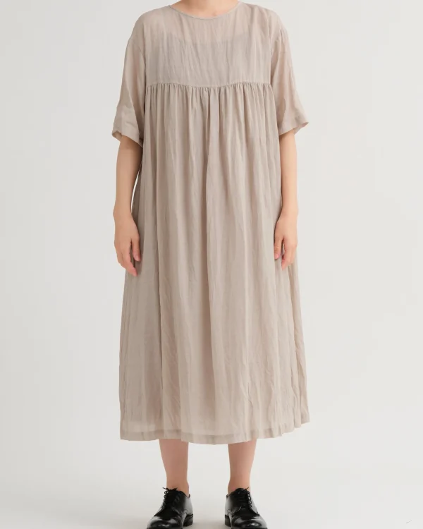 Dresses | Pas De Calais Tencel Ramie Botanical Dye Dress Sand