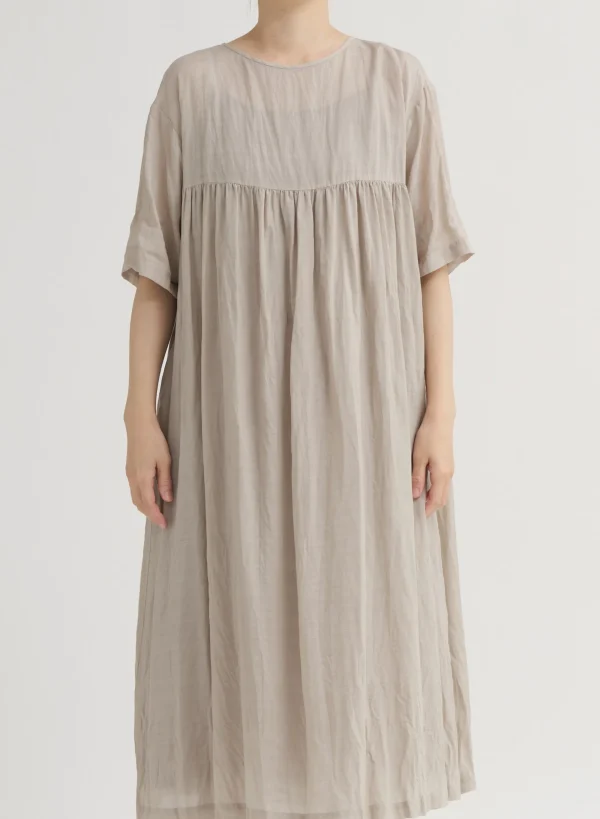 Dresses | Pas De Calais Tencel Ramie Botanical Dye Dress Sand