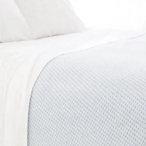 Quilts + Coverlets | Pine Cone Hill Quinn French Blue Cotton Blanket