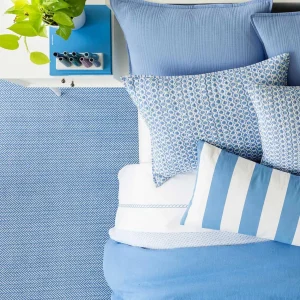 Quilts + Coverlets | Pine Cone Hill Quinn French Blue Cotton Blanket