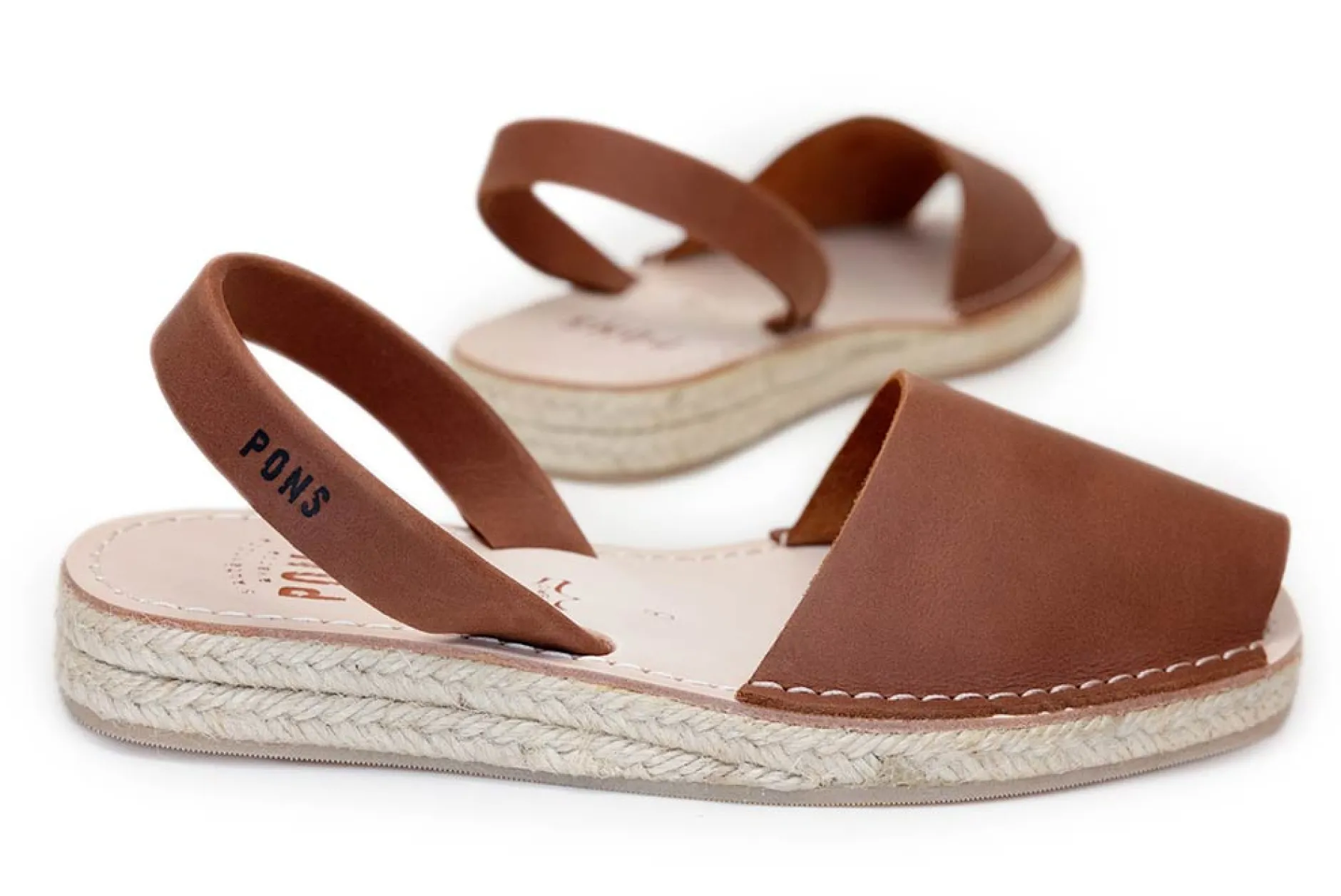 pons_classic_espadrille_b_2.webp Footwear | Pons Classic Espadrille Brown