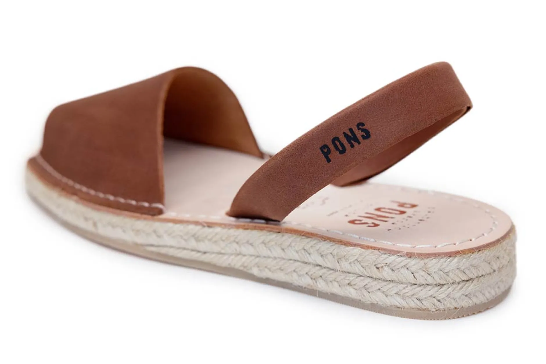 pons_classic_espadrille_b_3.webp Footwear | Pons Classic Espadrille Brown