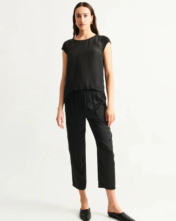 Tanks + Tees | Raquel Allegra Darcey Tee Black