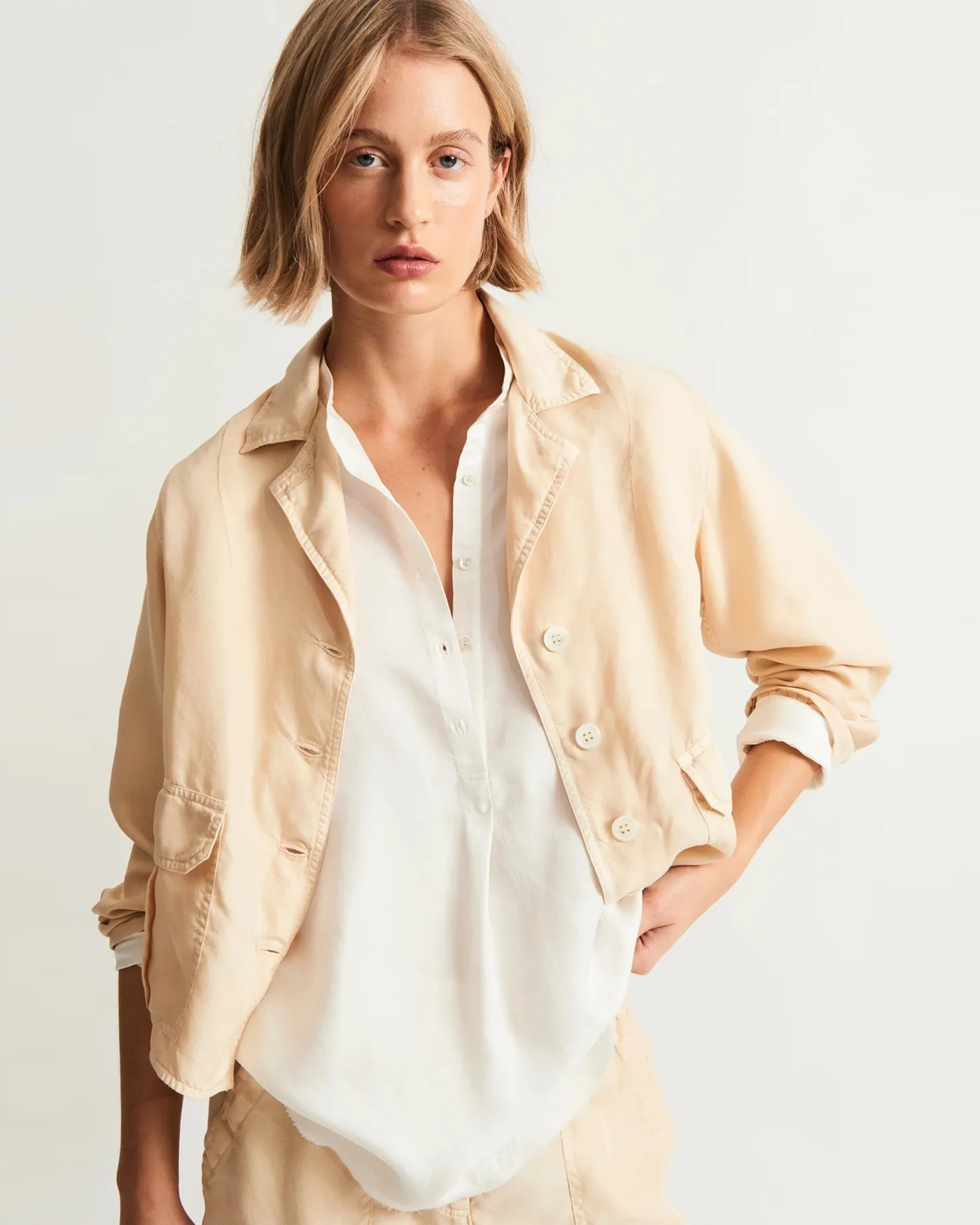raquel_allegra_glassel_bl_0.webp Blazers | Raquel Allegra Glassel Blazer Cream
