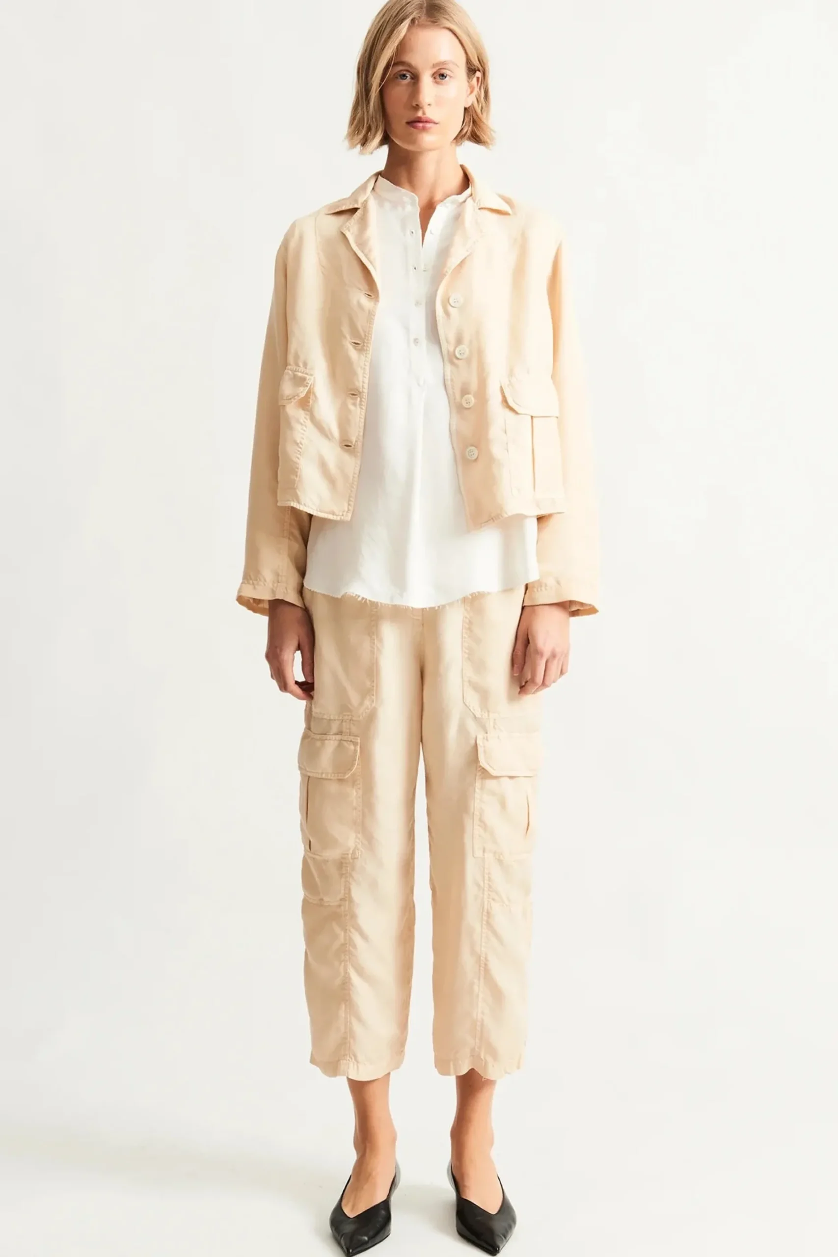 raquel_allegra_glassel_bl_1.webp Blazers | Raquel Allegra Glassel Blazer Cream