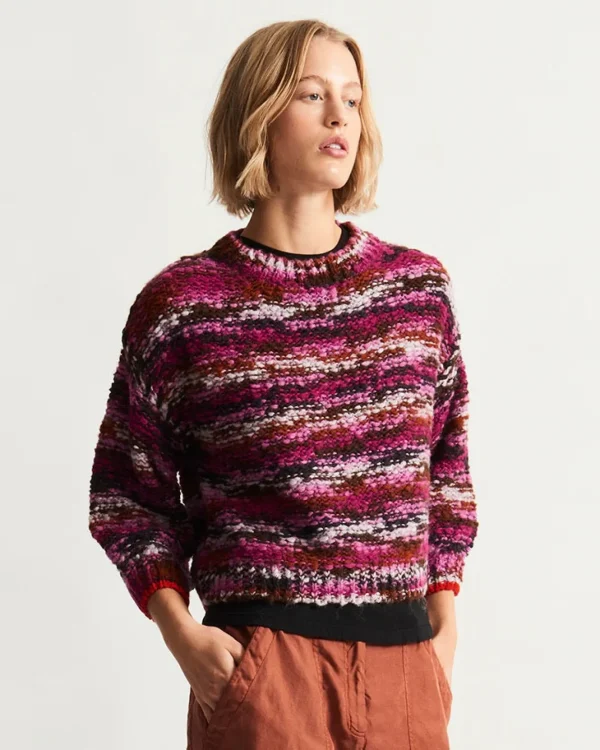 Sweaters | Raquel Allegra Highland Pullover Berry Multi