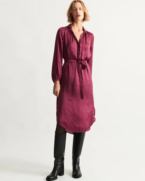 Dresses | Raquel Allegra Vivienne Dress Berry