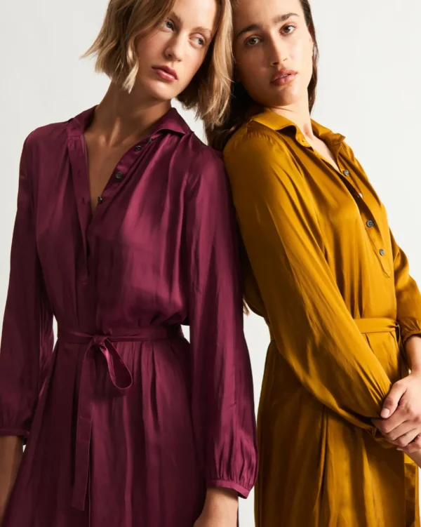 Dresses | Raquel Allegra Vivienne Dress Gold